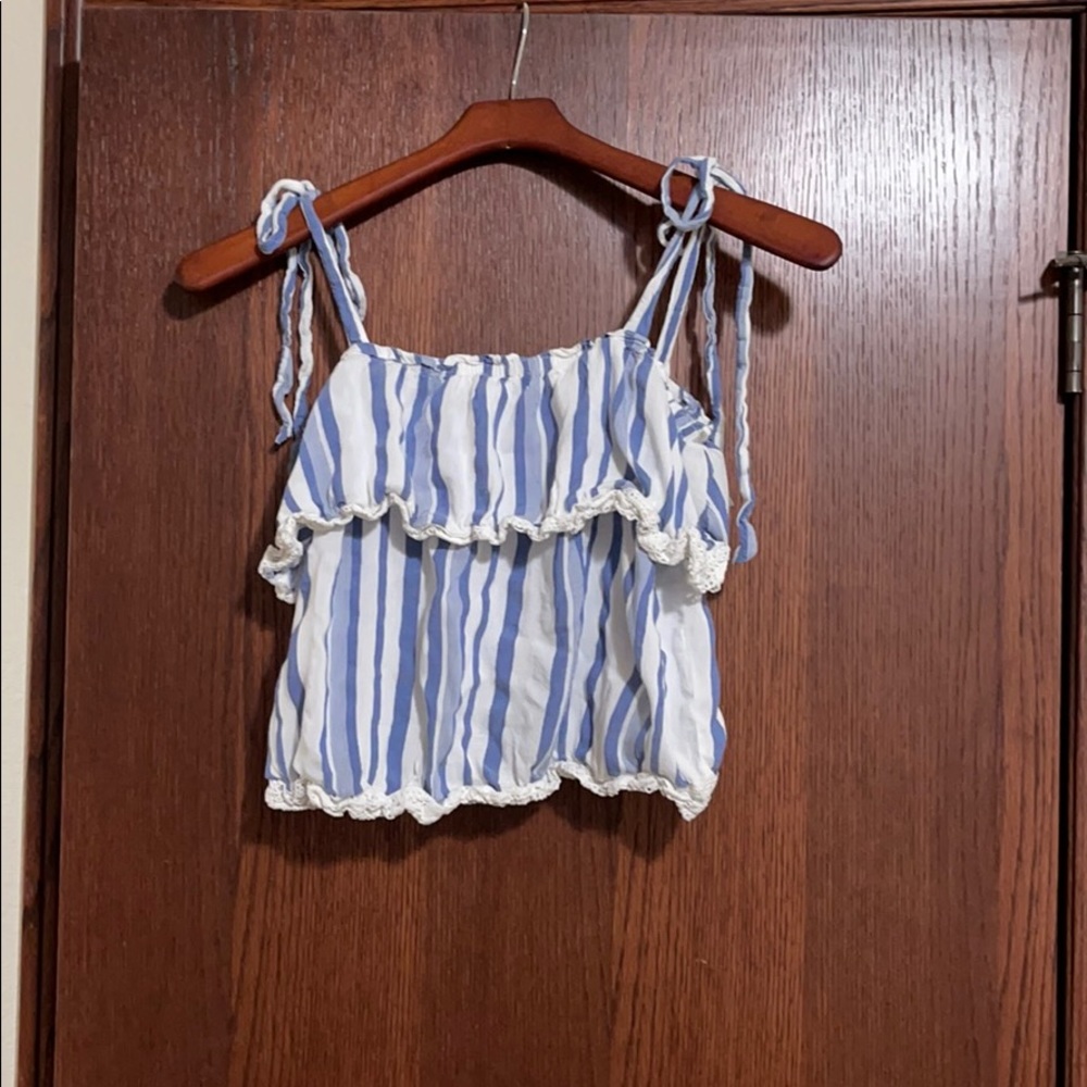 Tie strap top